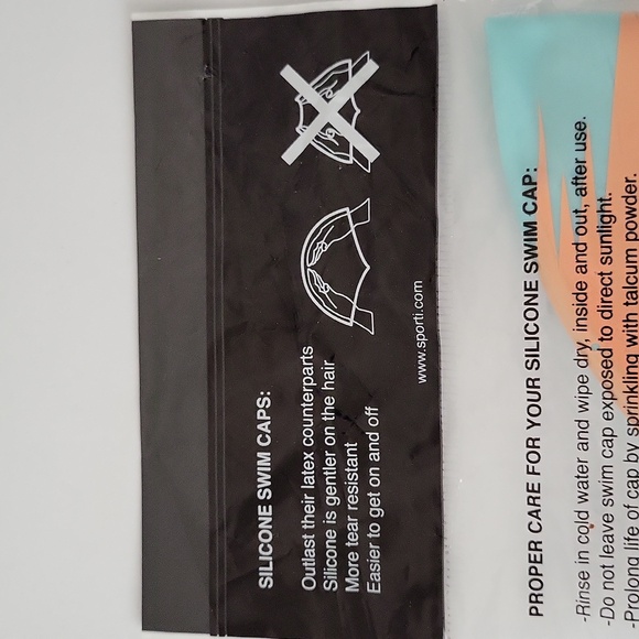 Sporti Silicone Swim Cap - Picture 5 of 6